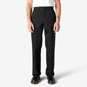 New Dickies Men's Original 874 Work Pants 28 x 30 Black Wrinkle Resistant Twill